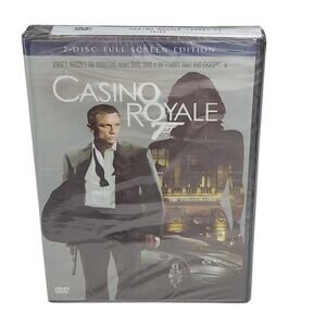 CASINO ROYALE 007 2 Disc Full Screen Edition DVD Danial Craig NEW Factory Sealed